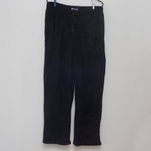 Chaps Black Fleece Pajama Pants